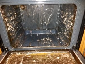 baking soda in oven