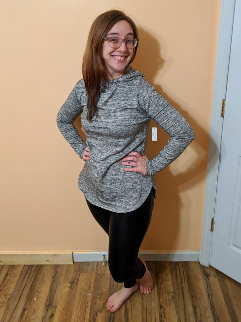 leggings and pullover