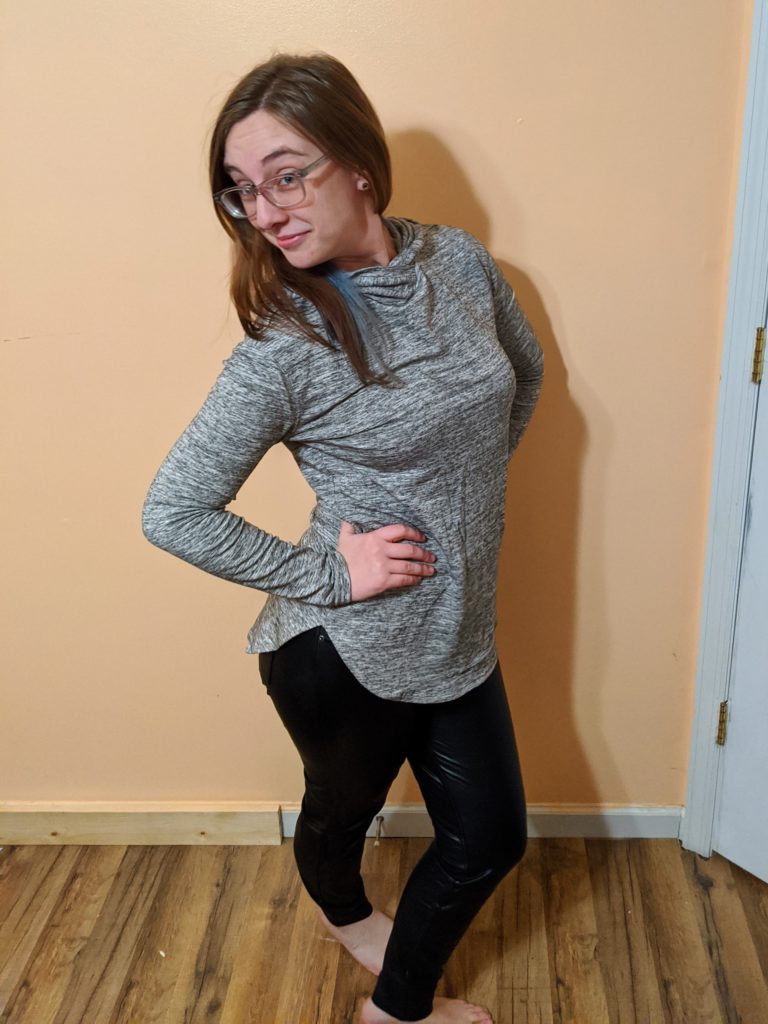 leggings and pullover