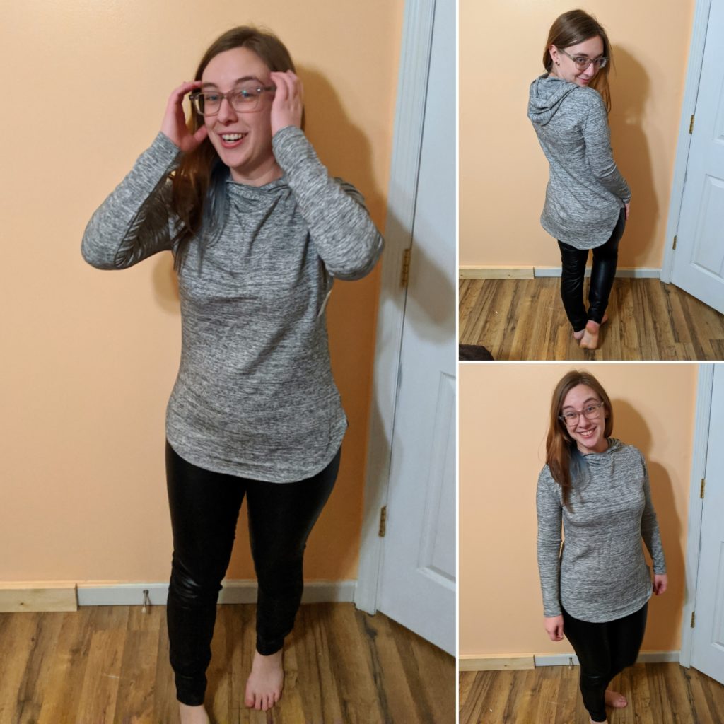 leggings and pullover